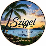 Sziget Étterem Zalakaros logó